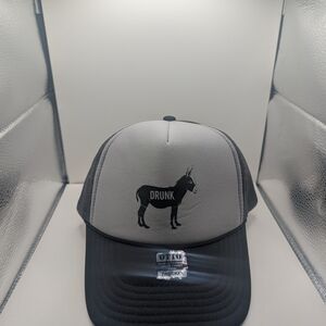 OTTO Black and Gray Donkey Trucker Hat